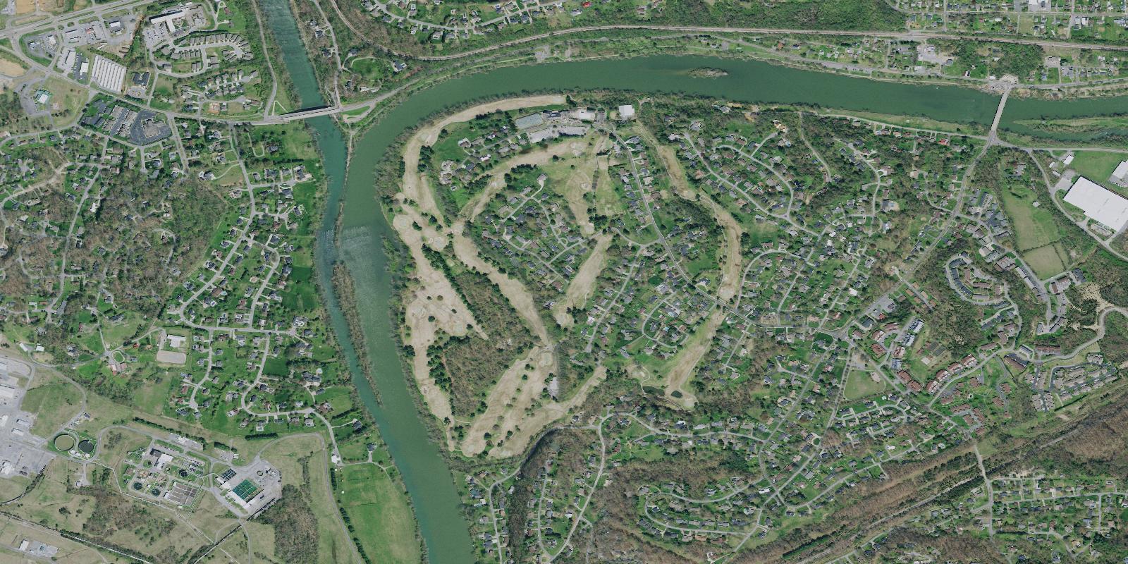 Satellite view of Ridgefields Country Club, Inc.