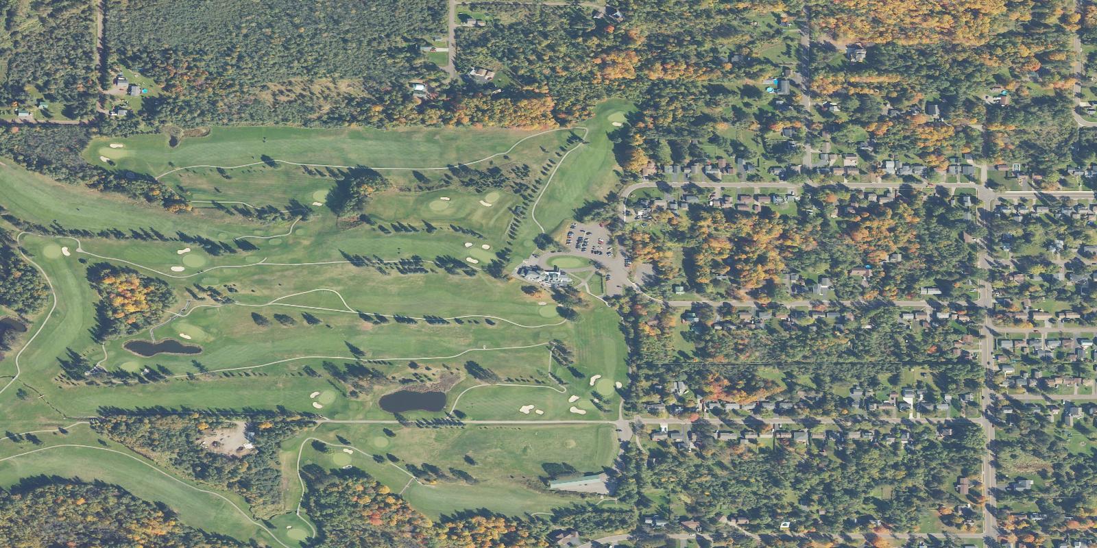 Satellite view of Ridgeview Country Club