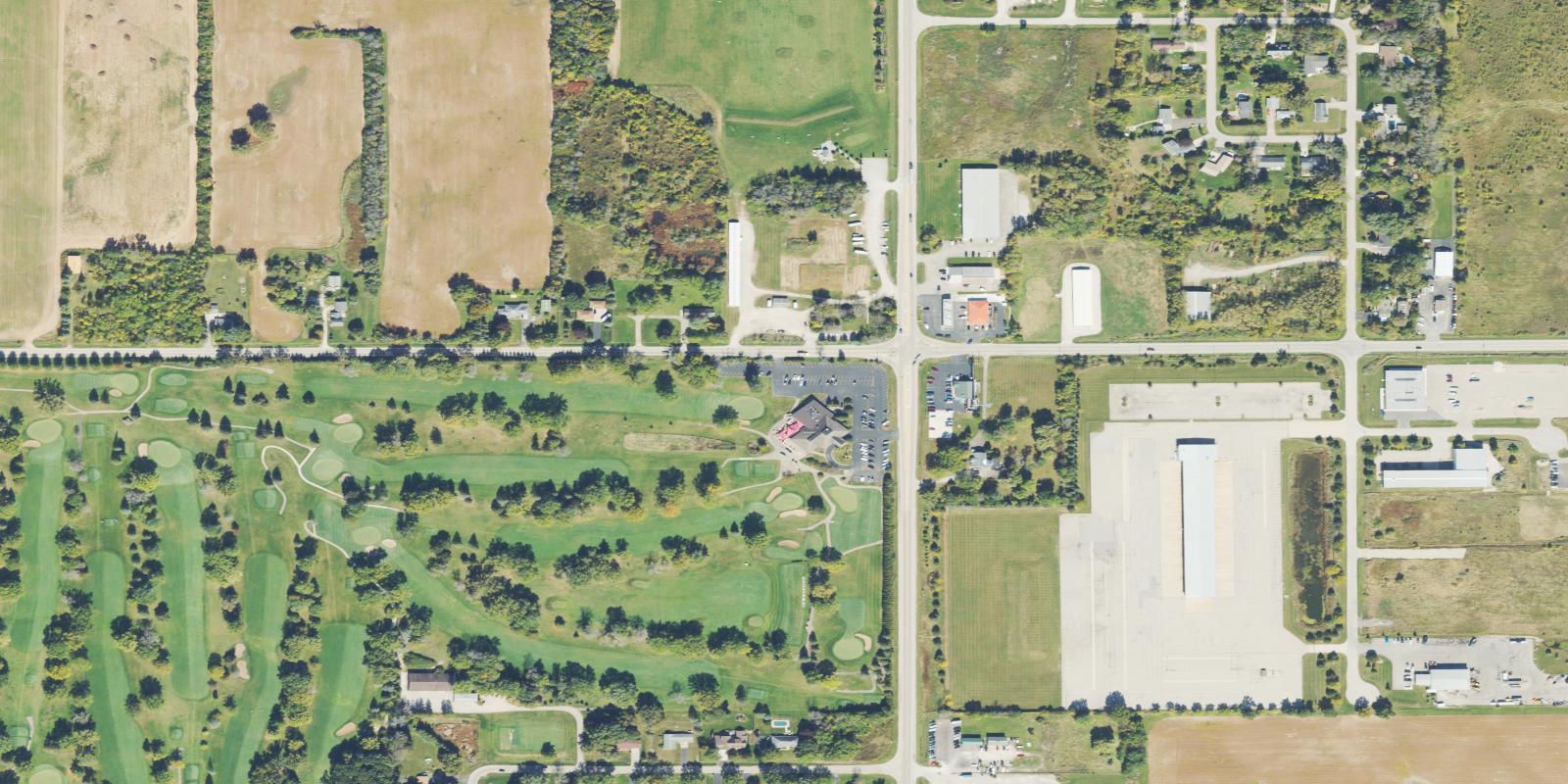 Satellite view of Ridgeway Country Club
