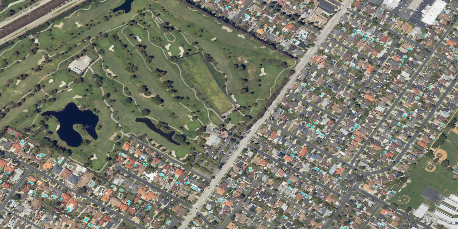 Satellite view of Rio Hondo Golf Club
