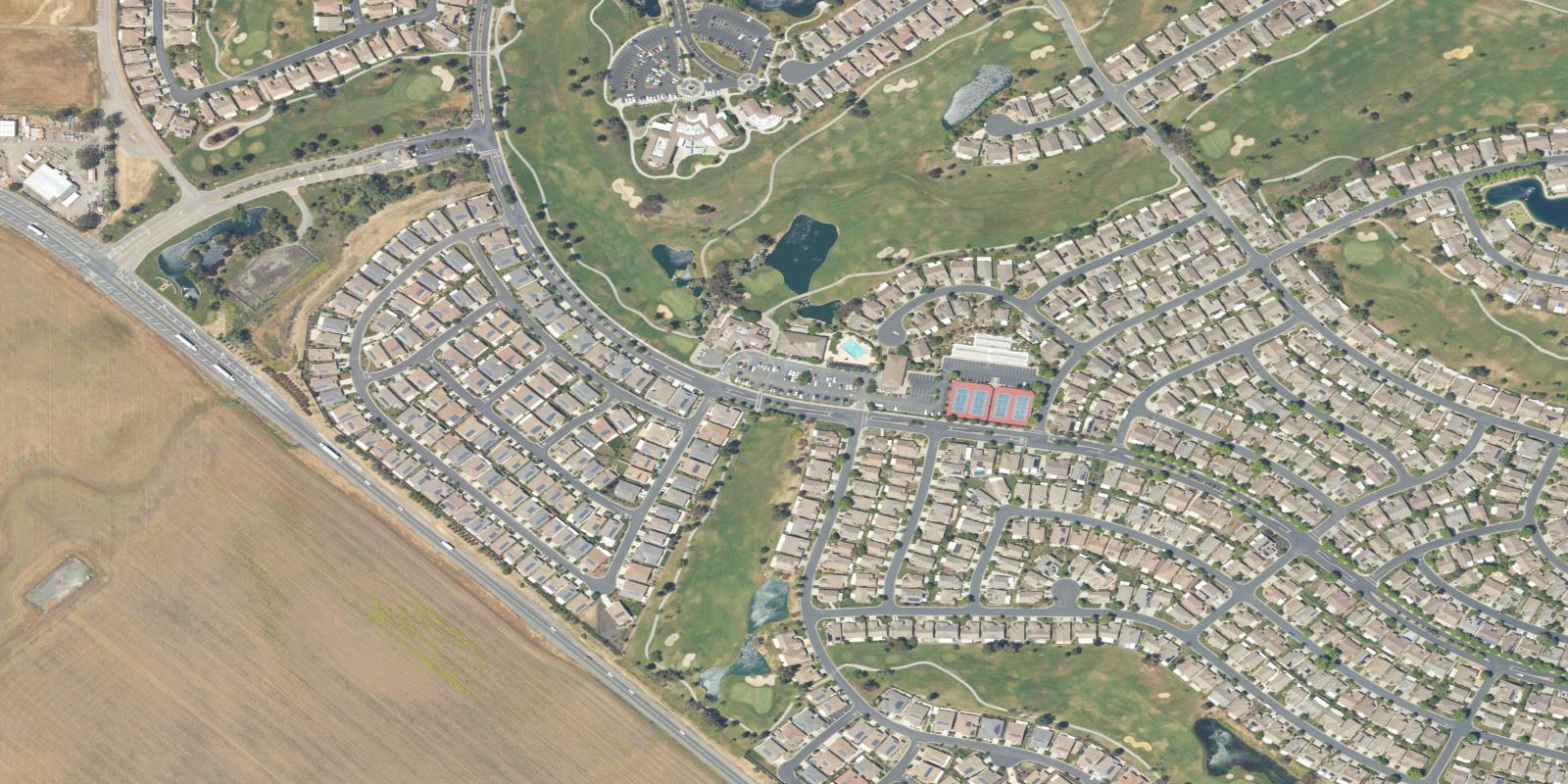 Satellite view of Rio Vista Golf Club