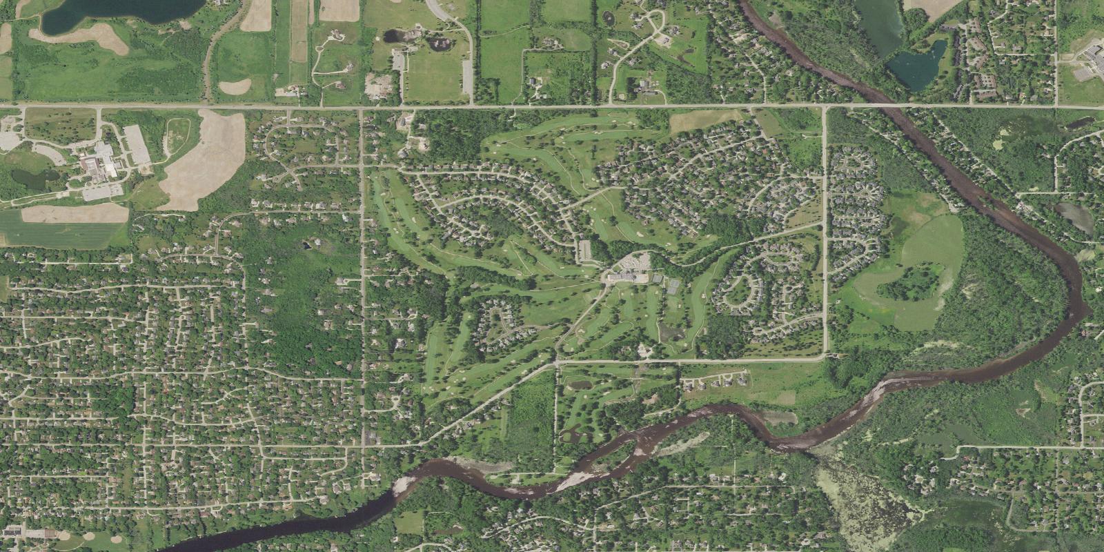 Satellite view of River Club of Mequon