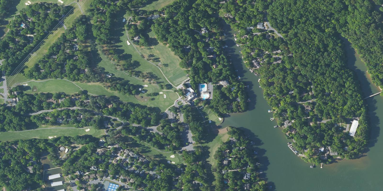 Satellite view of River Hills Country Club