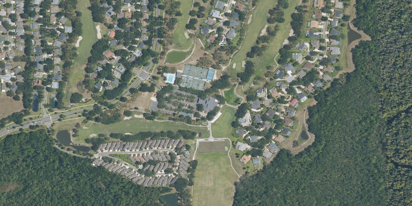 Satellite view of River Hills Country Club