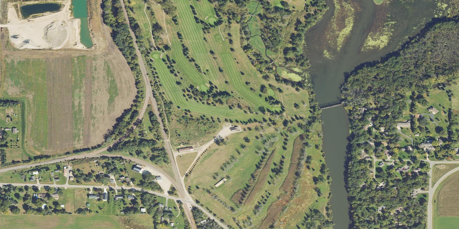 Satellite view of River Oaks Golf Club