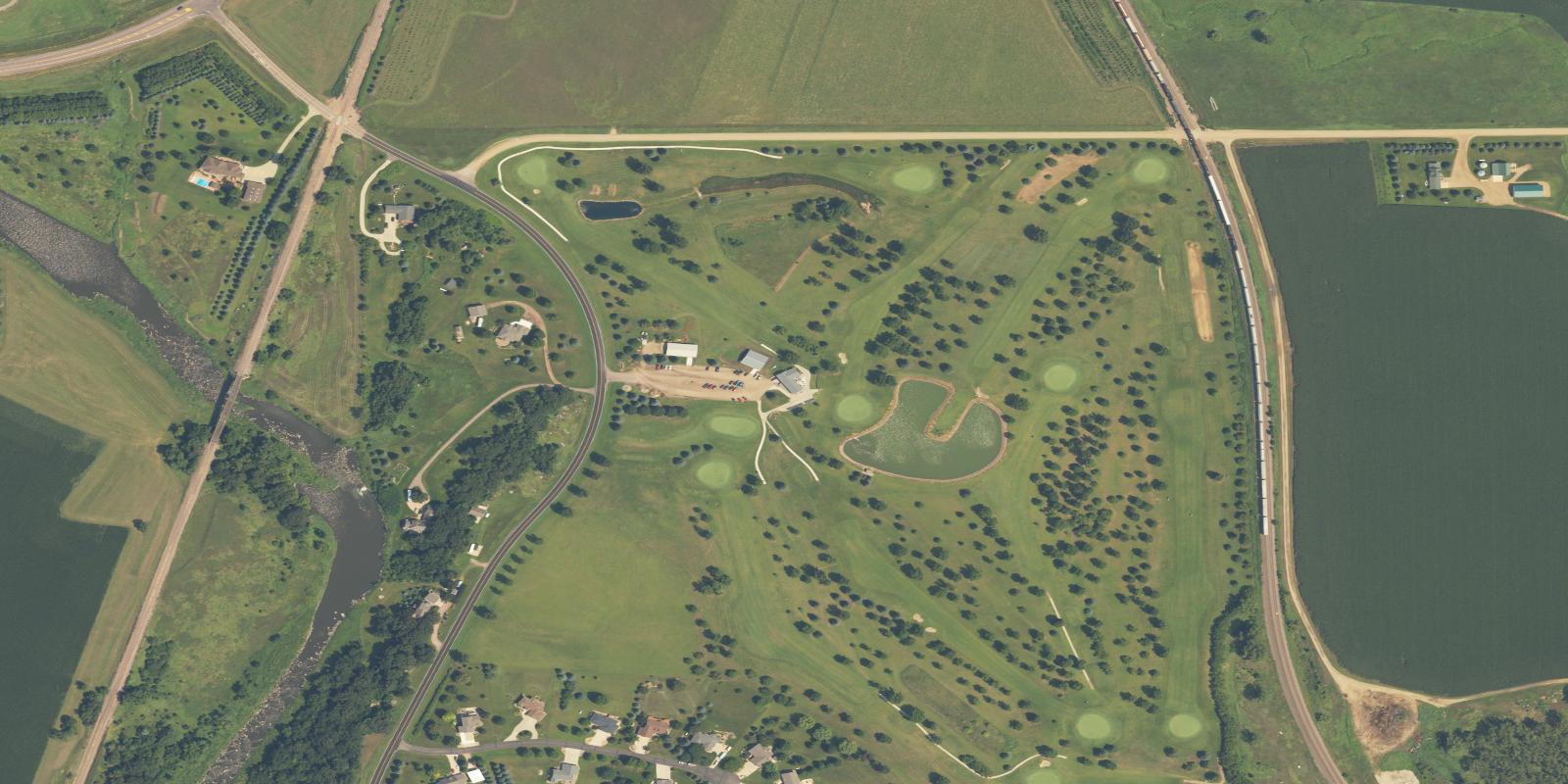 Satellite view of River Ridge Golf Club
