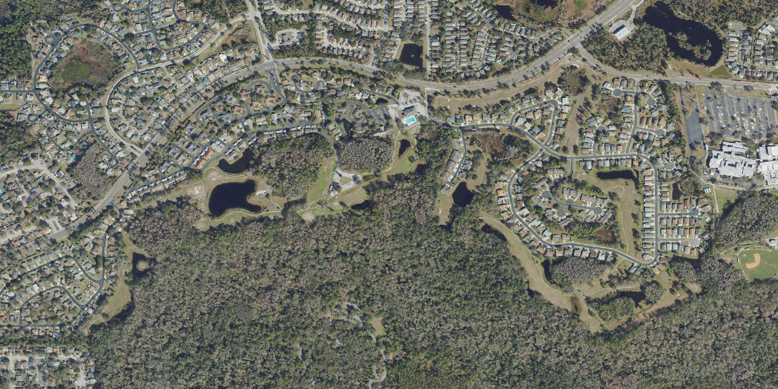 Satellite view of River Ridge Golf Club