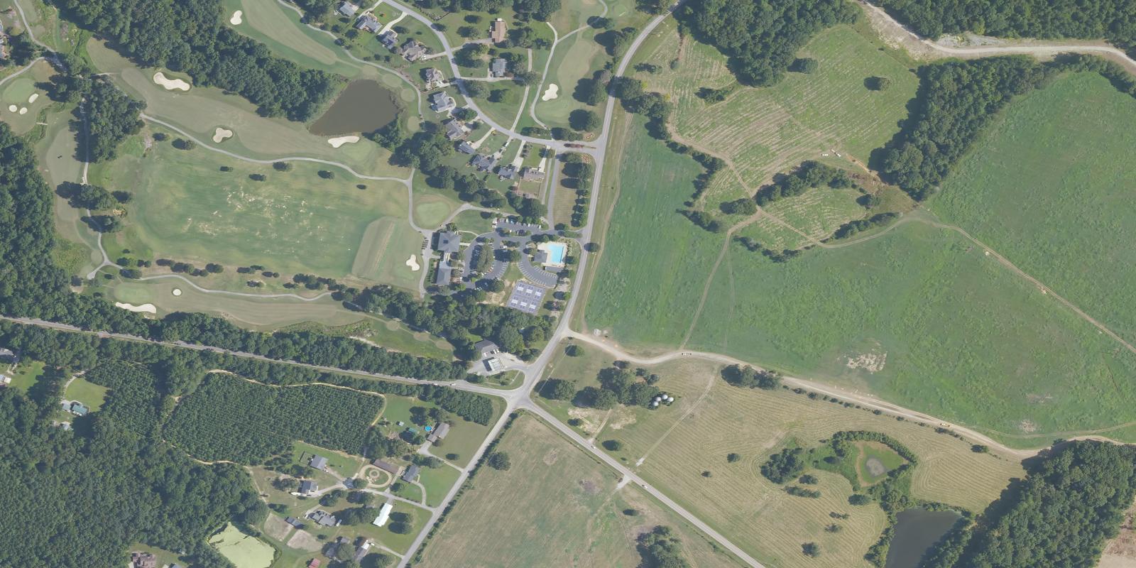 Satellite view of River Ridge Golf Club