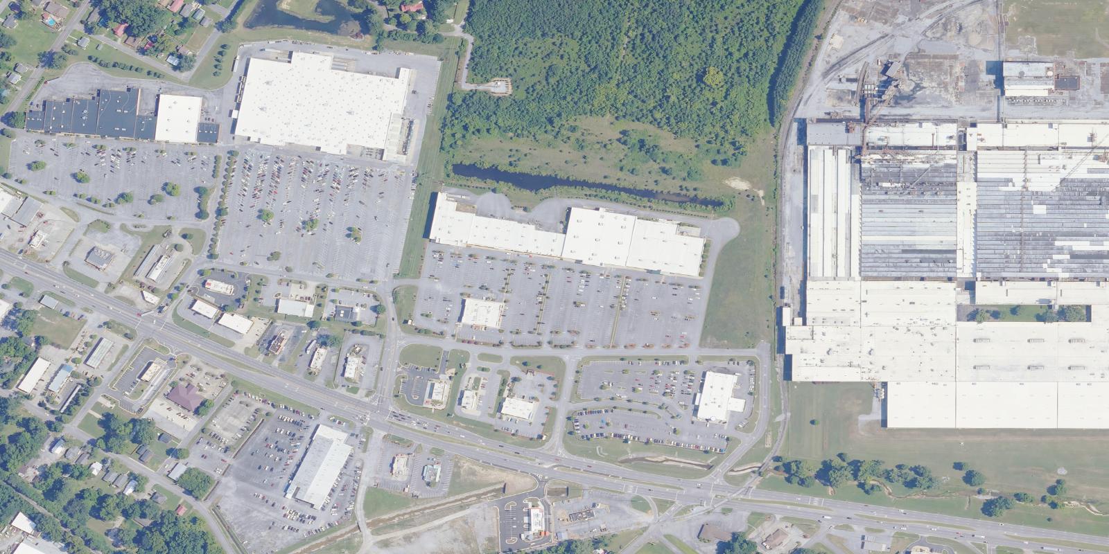 Satellite view of River Trace Golf Club