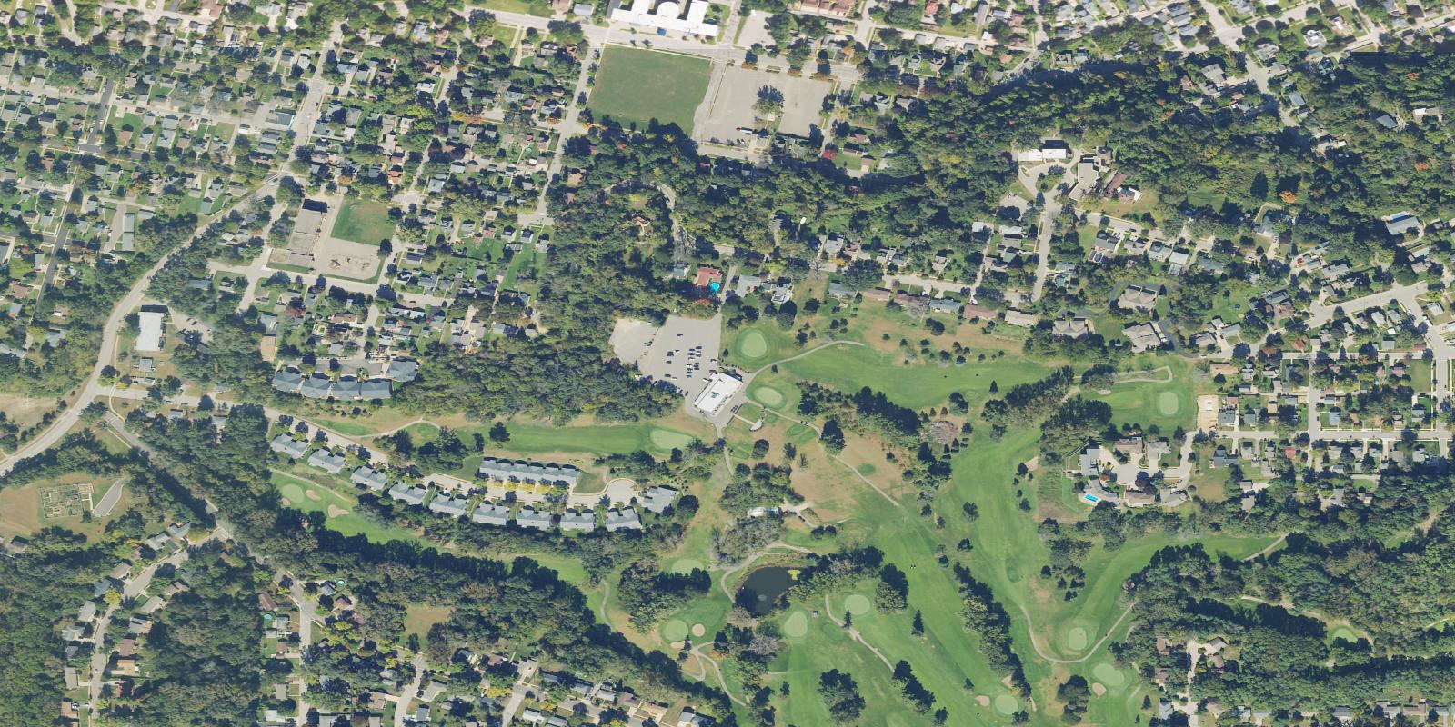Satellite view of River Valley Golf Trail