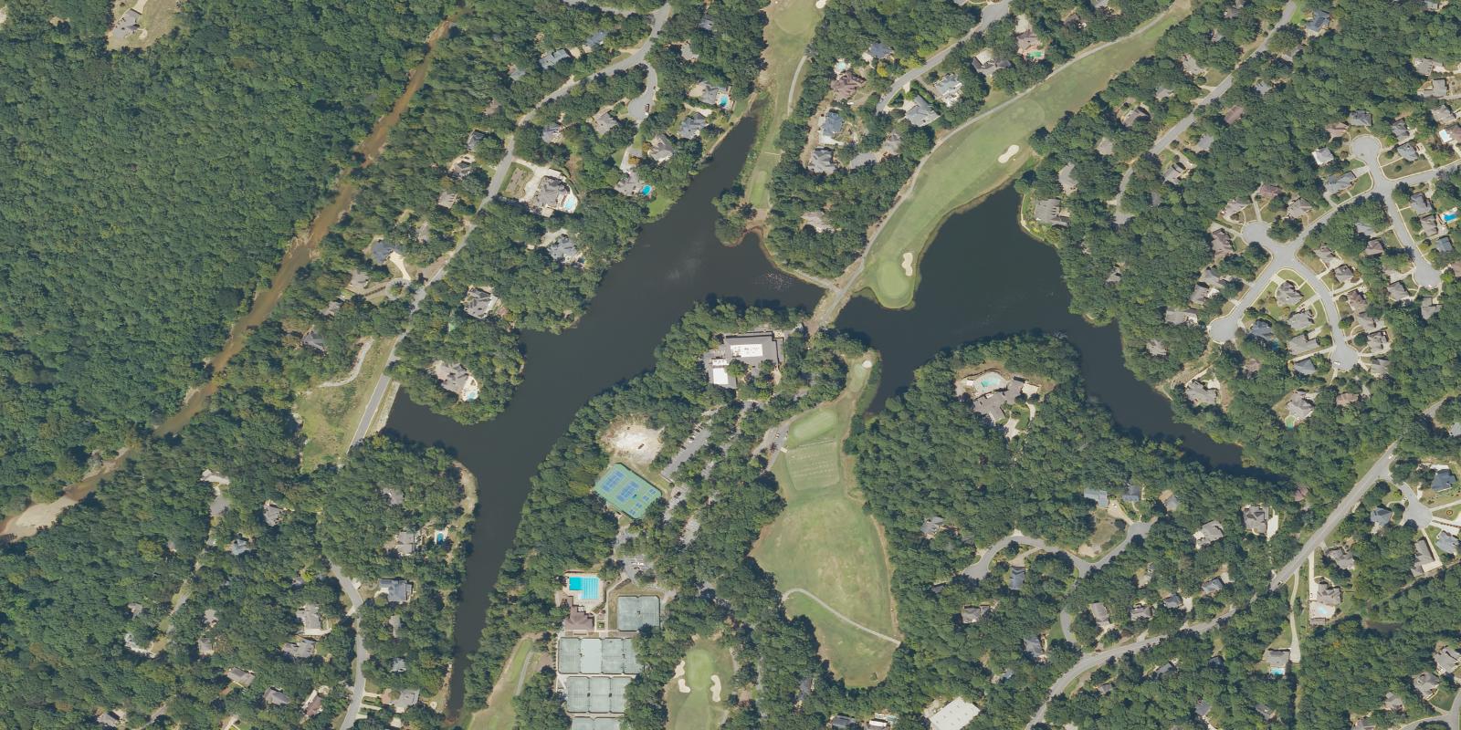 Satellite view of Riverchase Country Club