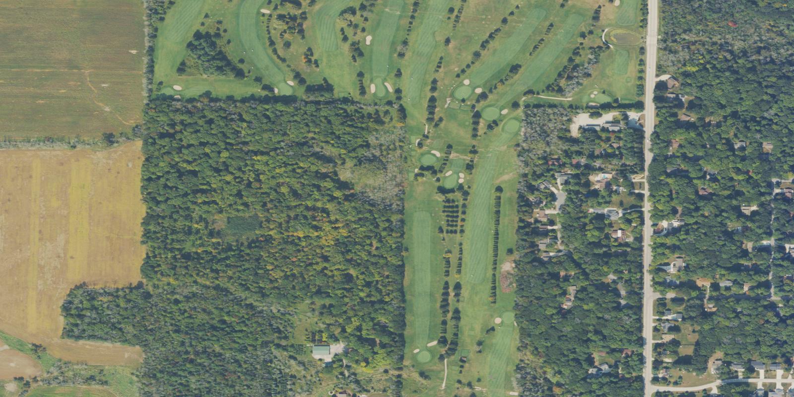 Satellite view of Riverdale Country Club
