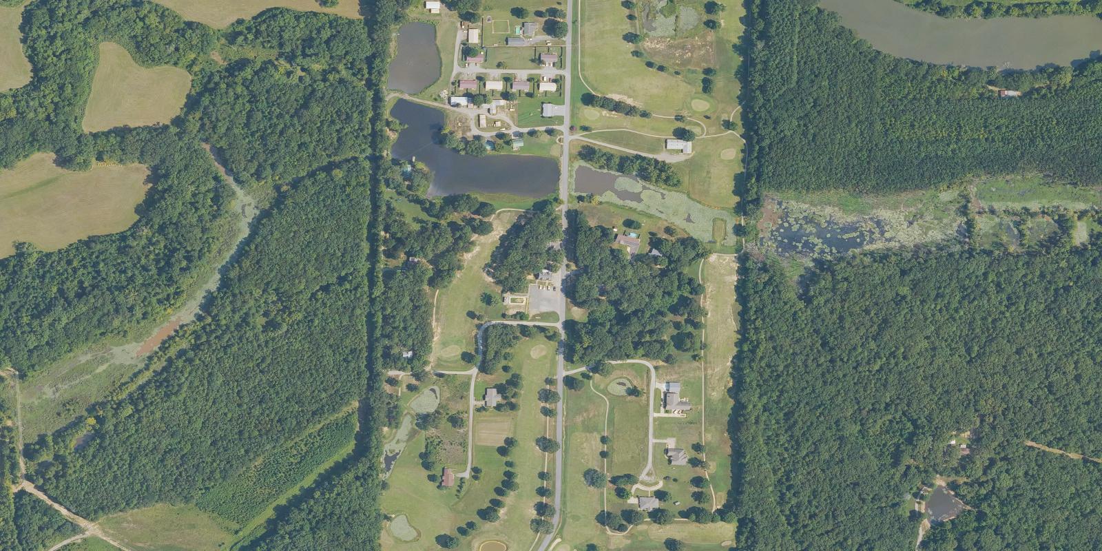 Satellite view of Riverland Country Club - 9 Holes