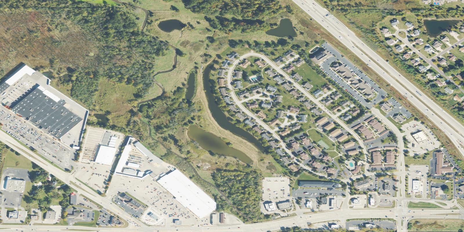 Satellite view of Rivers Bend Golf Club