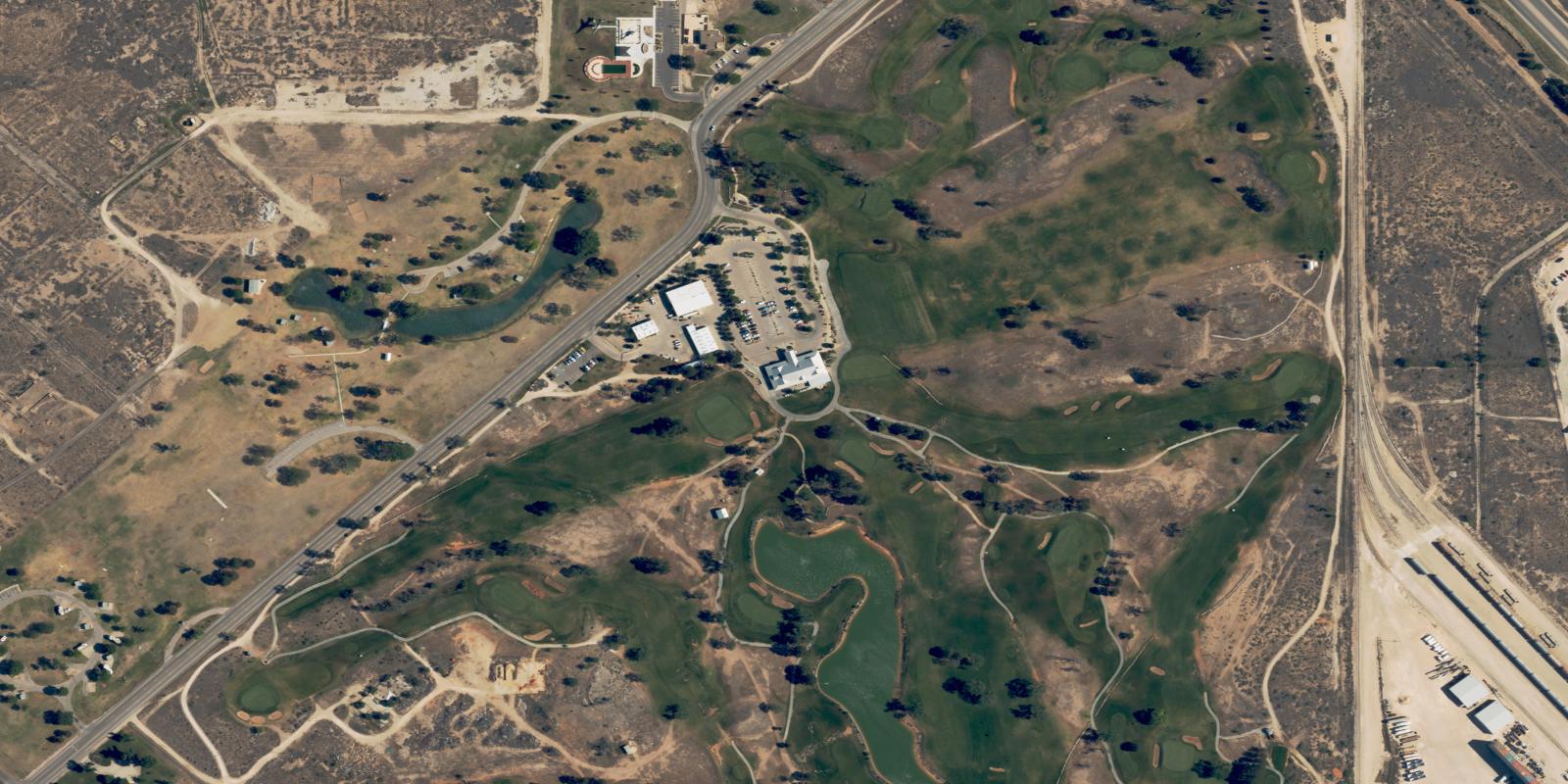 Satellite view of Rockwind Community Links
