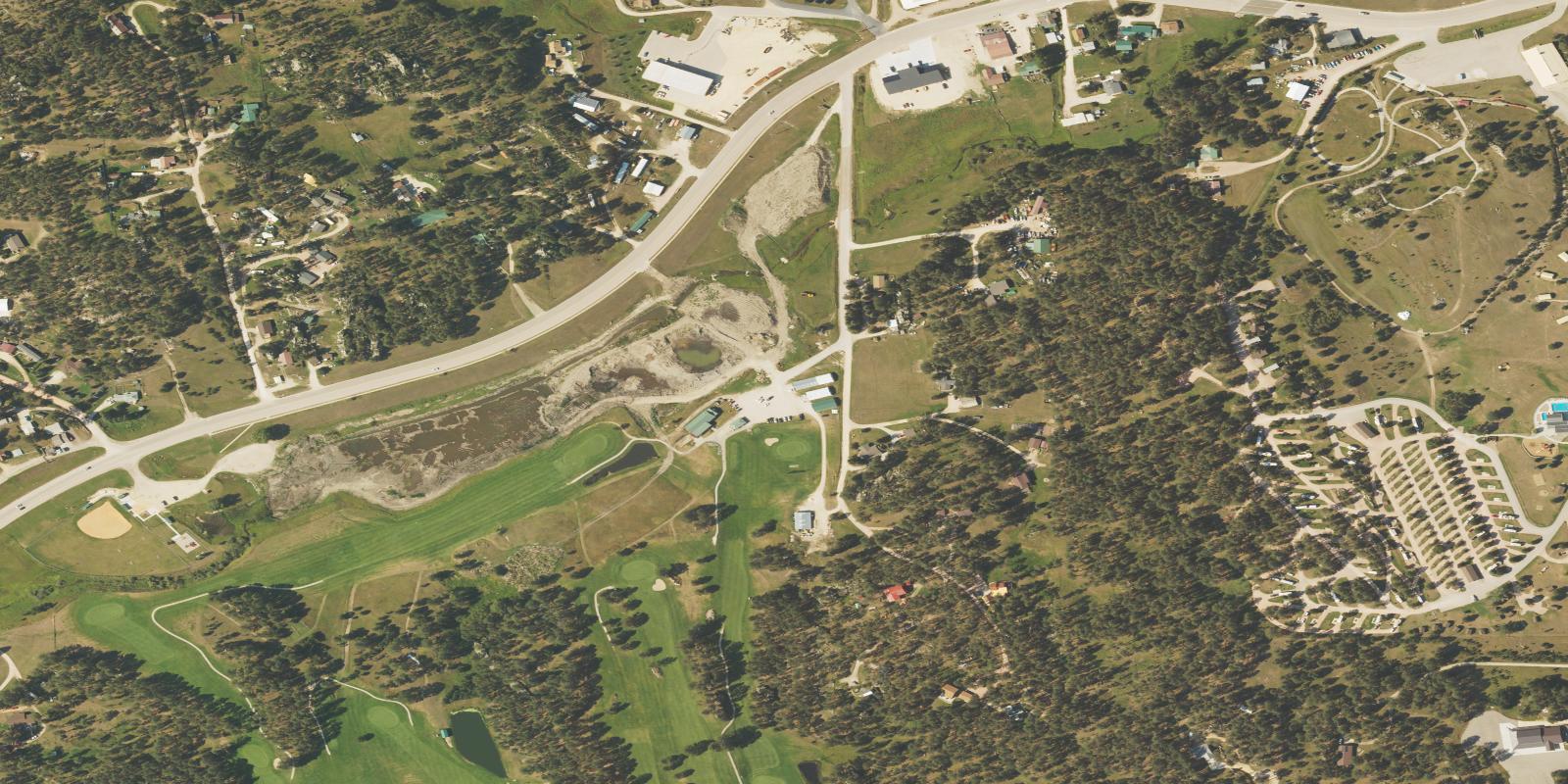 Satellite view of Rocky Knolls Golf Course