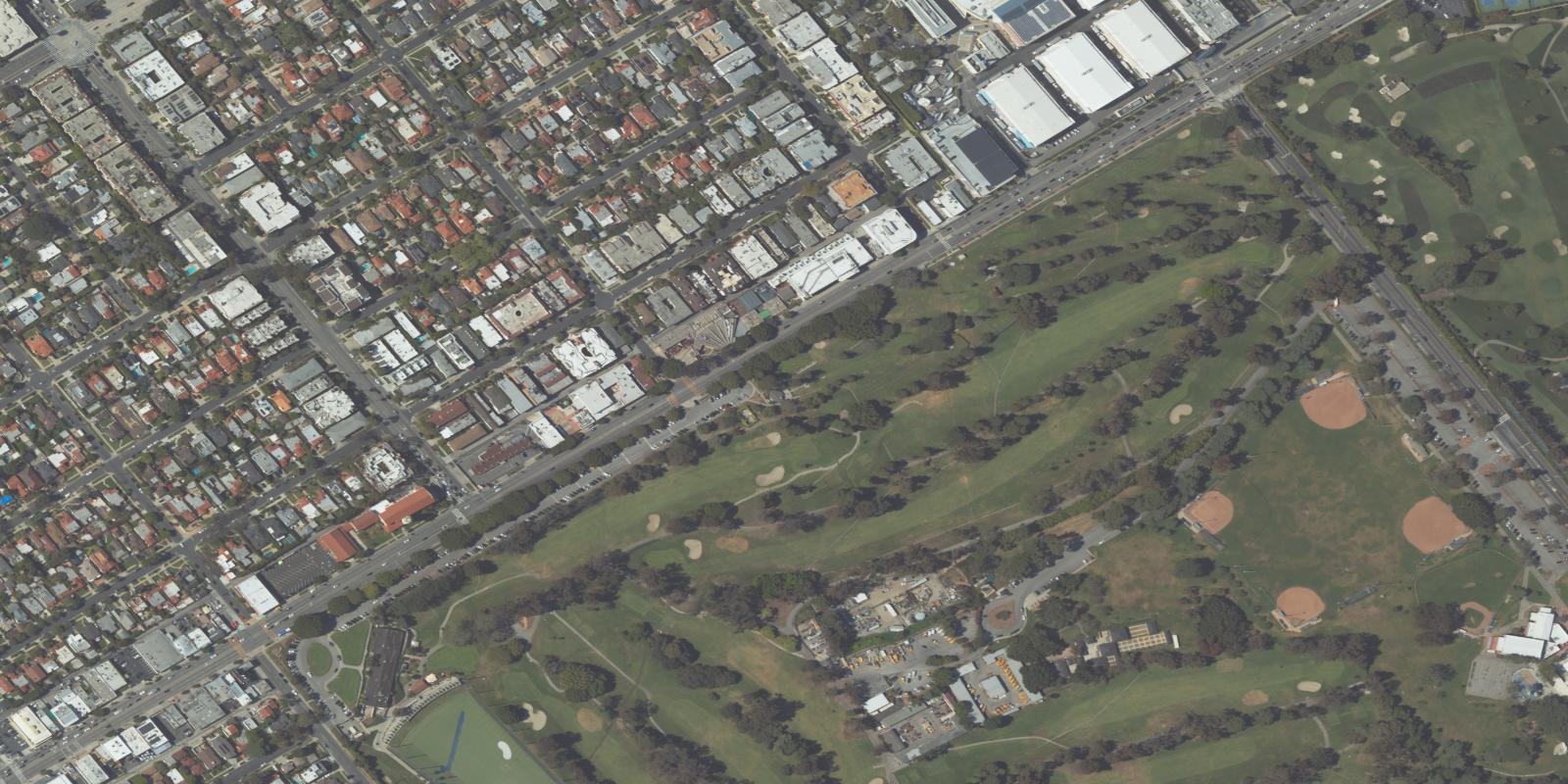 Satellite view of Rogers Park Golf Course Short Course