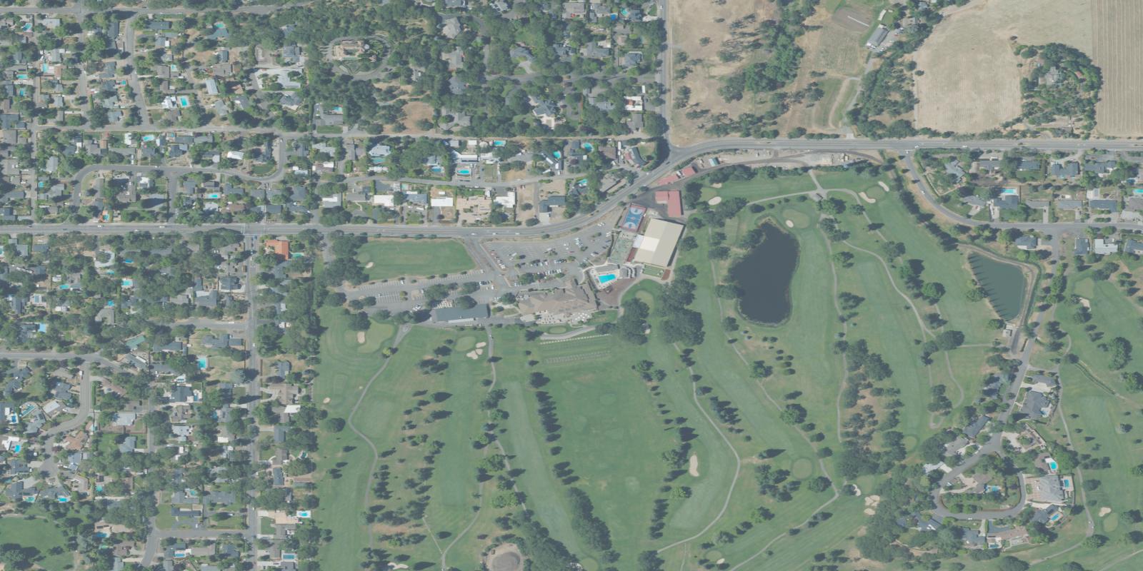 Satellite view of Rogue Valley Country Club