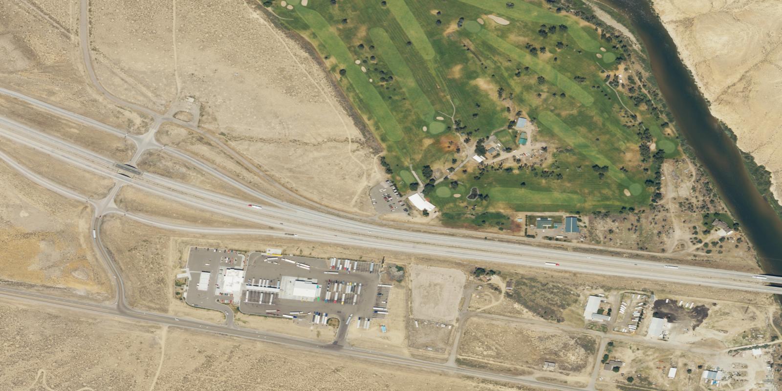 Satellite view of Rolling Green Golf Club, Inc.