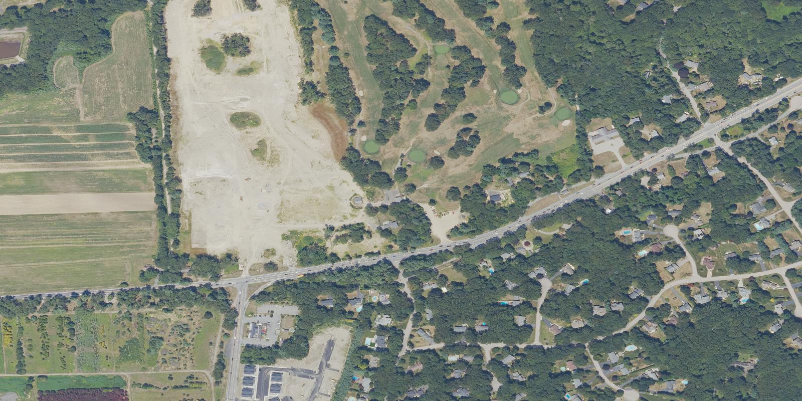 Satellite view of Rolling Greens Golf Course
