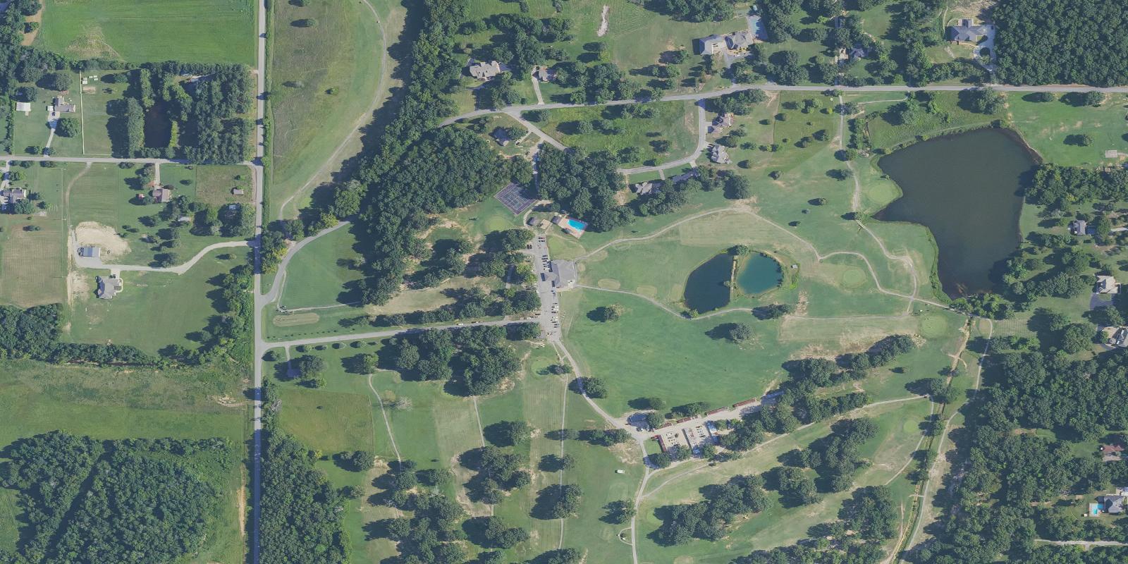 Satellite view of Rolling Hills Country Club
