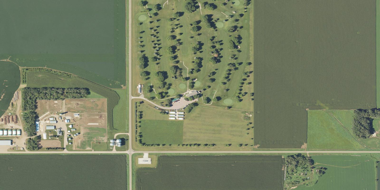 Satellite view of Rolling Hills Country Club