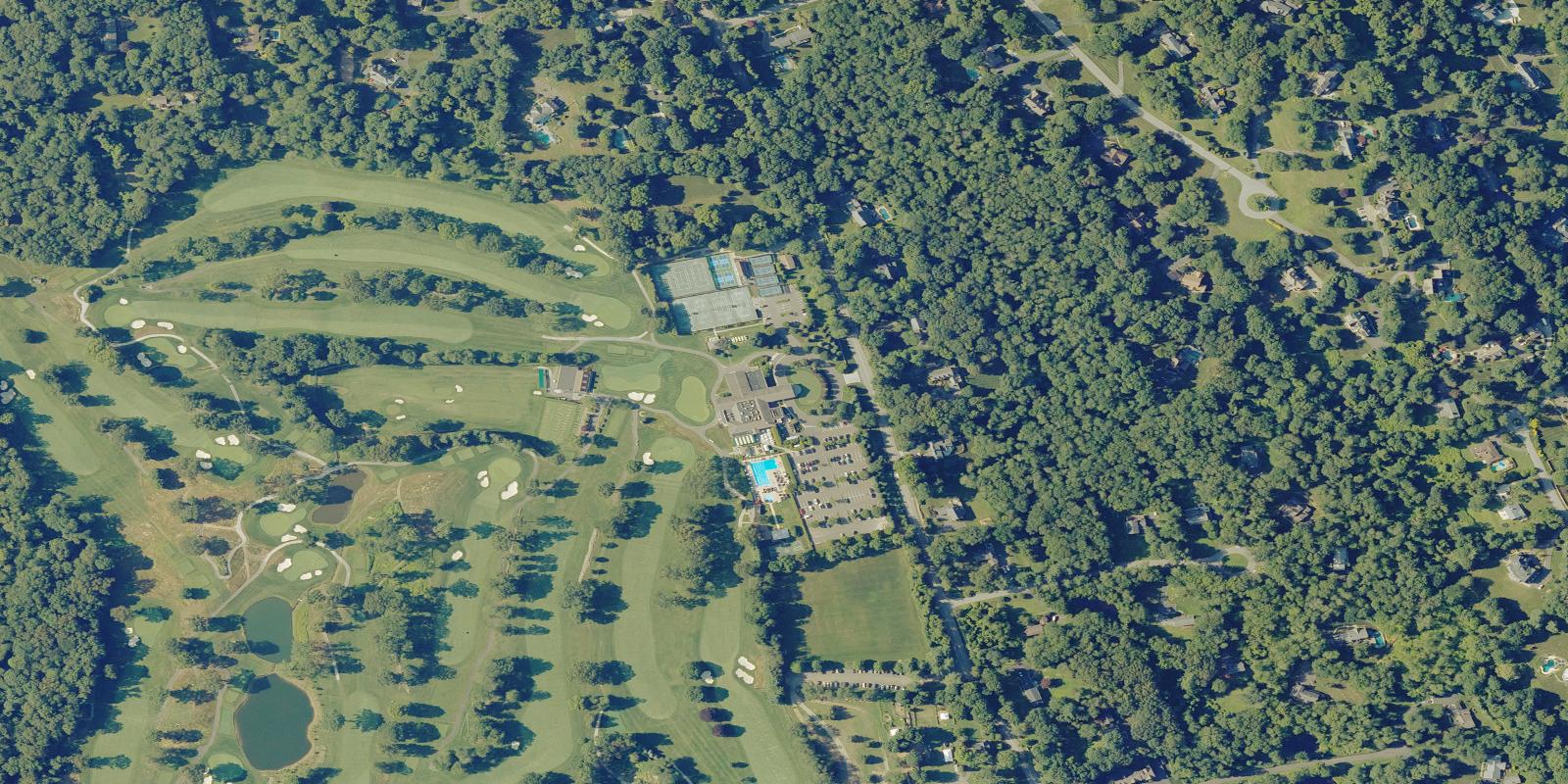 Satellite view of Rolling Hills Country Club