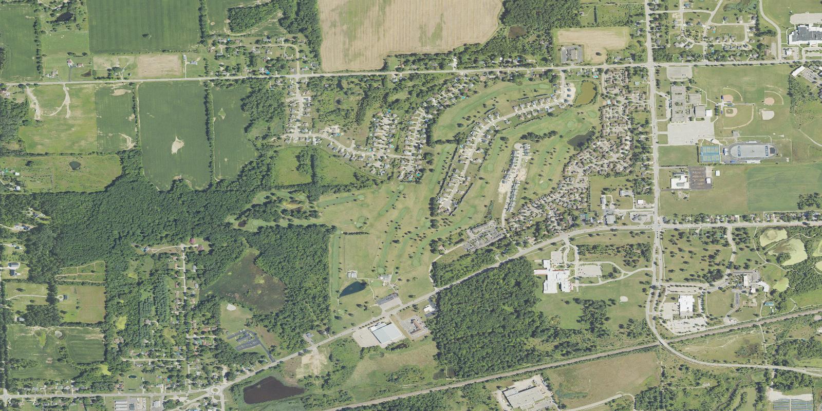 Satellite view of Rolling Hills Golf Club