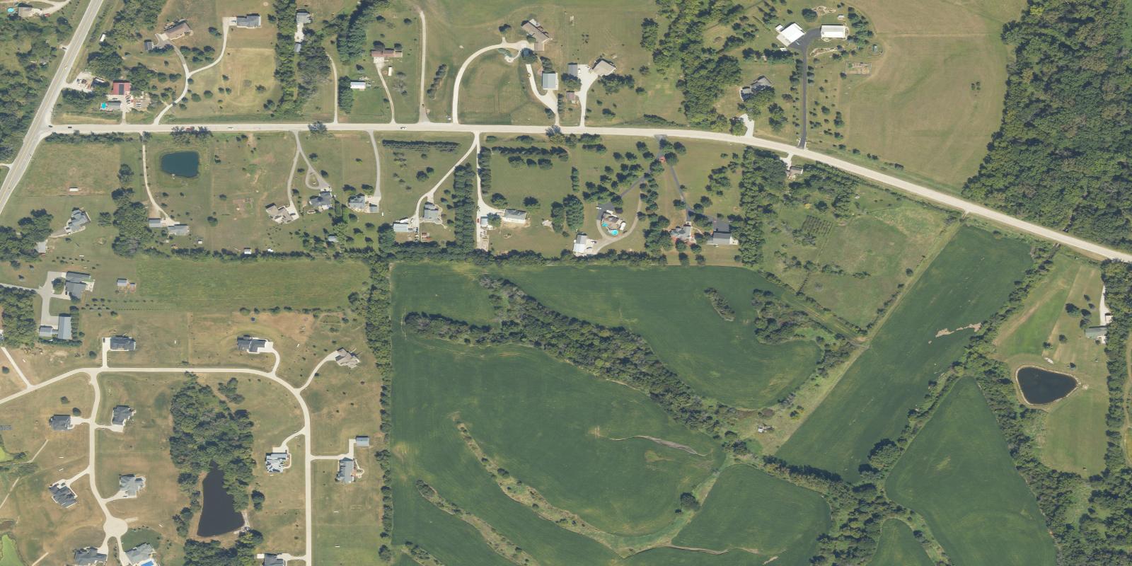 Satellite view of Rolling Hills Golf Course