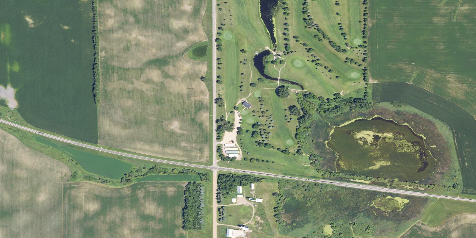 Satellite view of Rolling Hills Golf Course