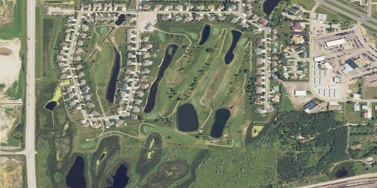 Satellite view of Rolling Hills
