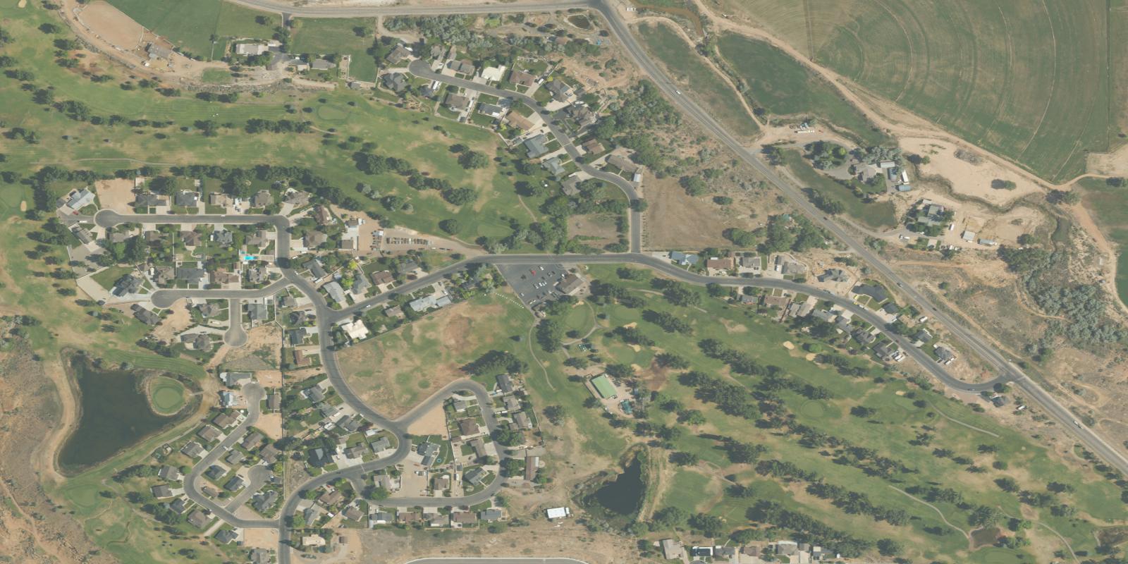 Satellite view of Roosevelt Municipal Golf Course