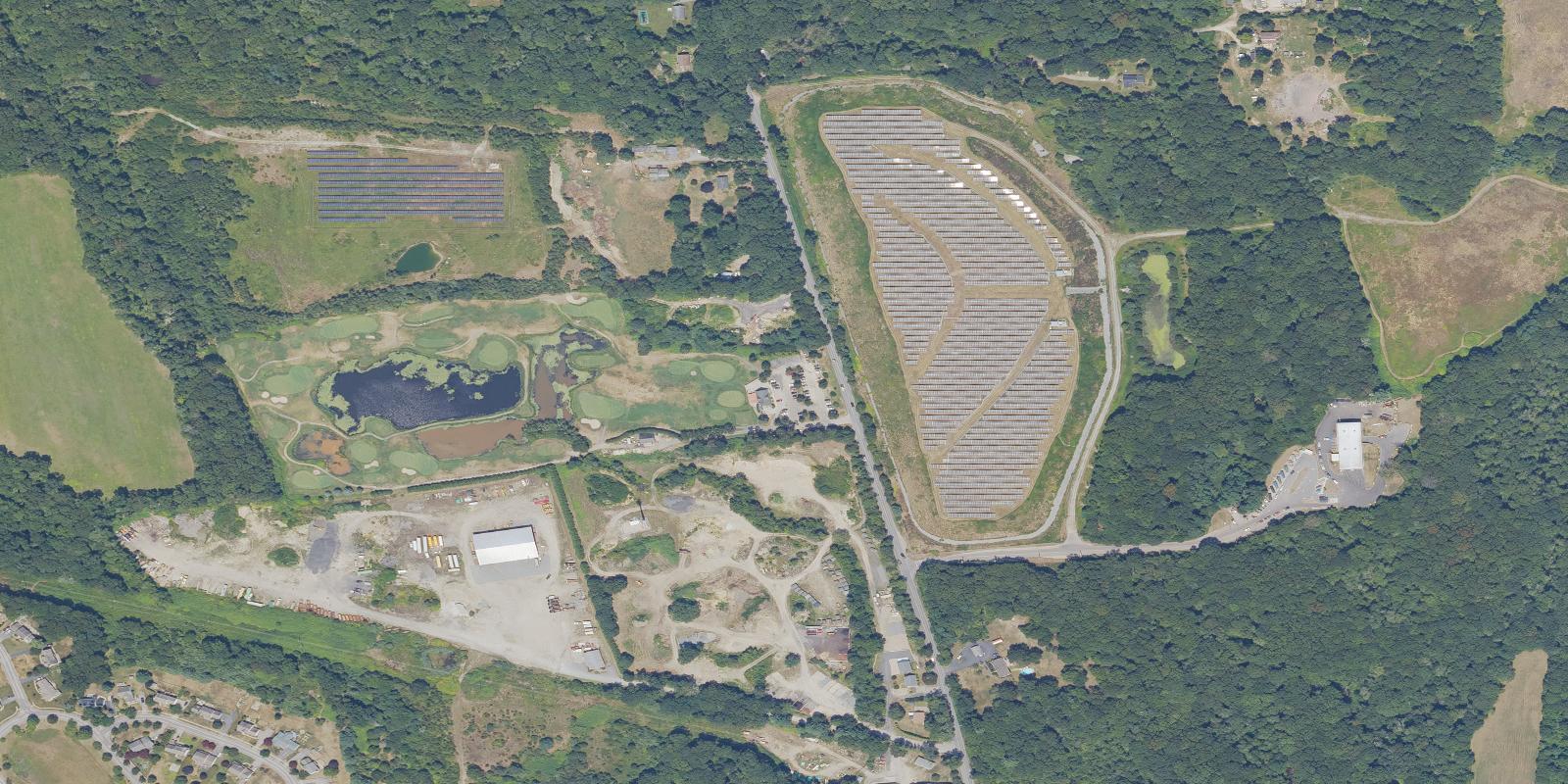 Satellite view of Rose Hill Golf Club