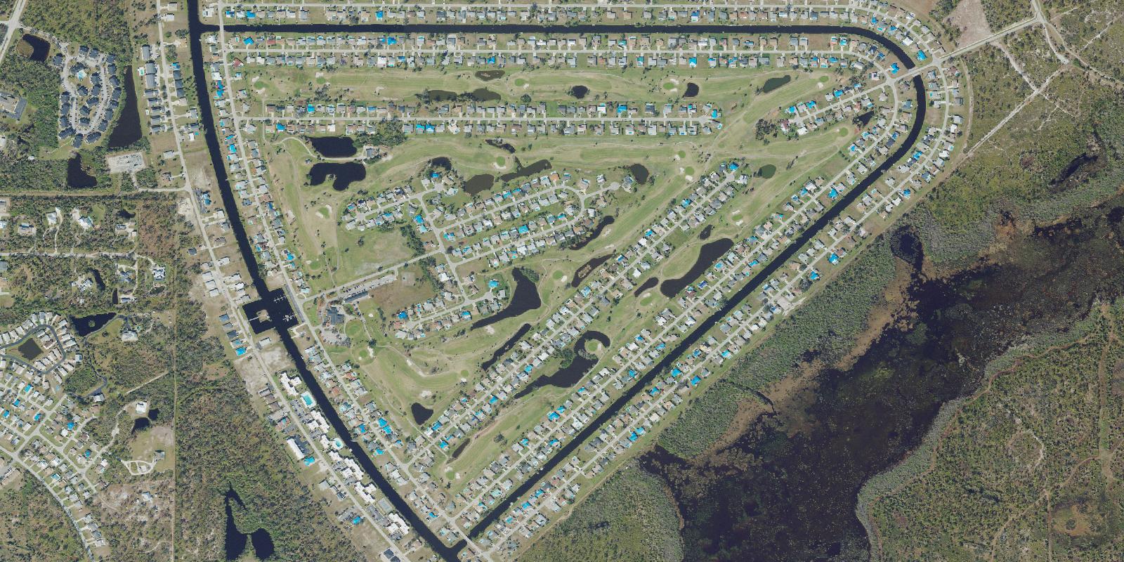 Satellite view of Rotonda Golf & Country Club The Hills Course