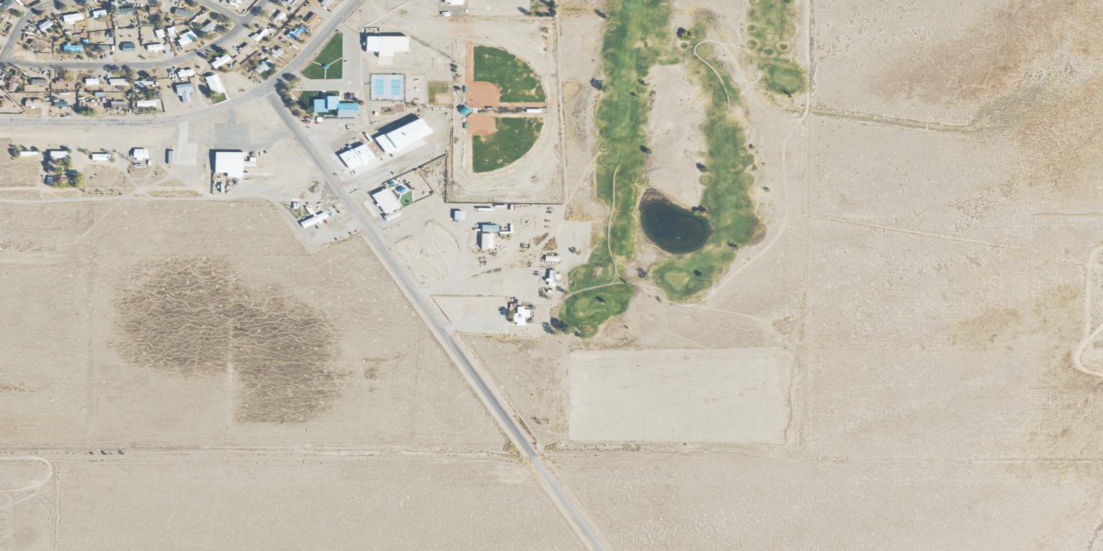 Satellite view of Round Mountain Golf Club