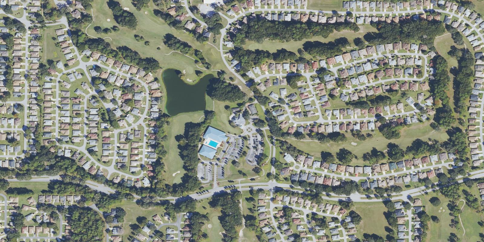 Satellite view of Royal Oaks Golf Club