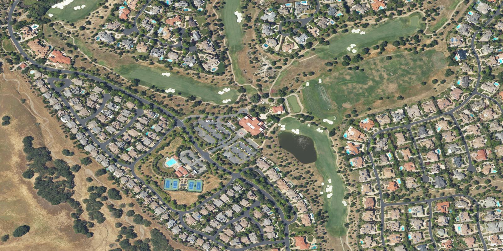 Satellite view of Ruby Hill Golf Club