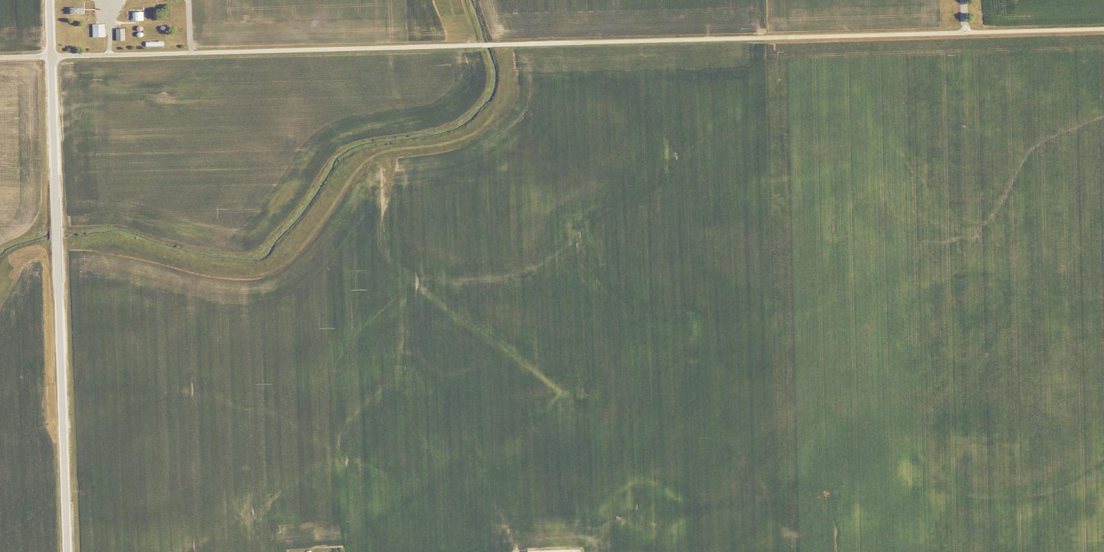 Satellite view of Ruffled Feathers Golf Community