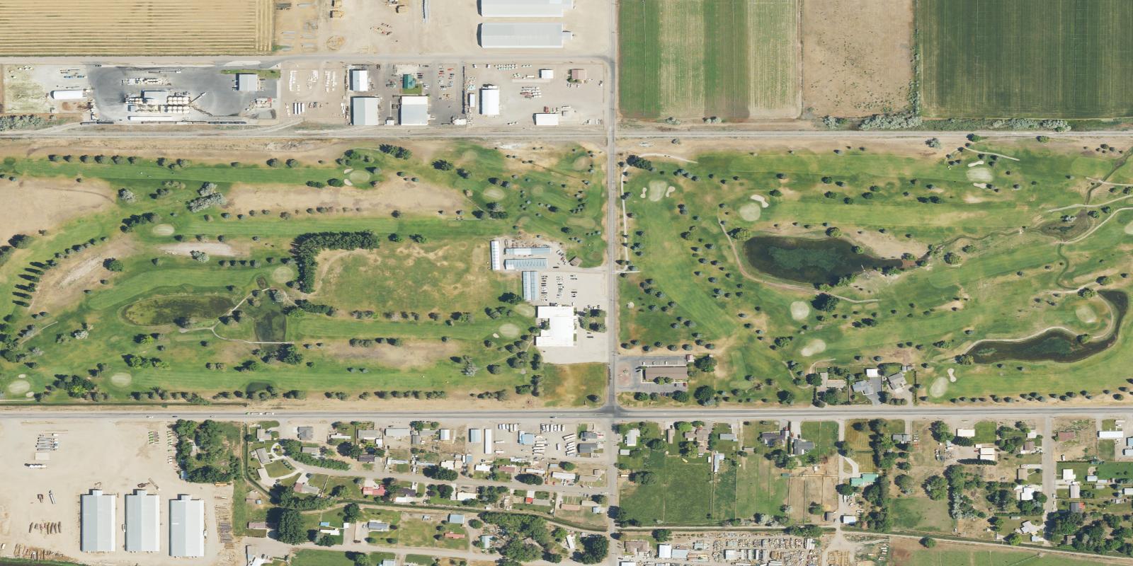 Satellite view of Rupert Country Club
