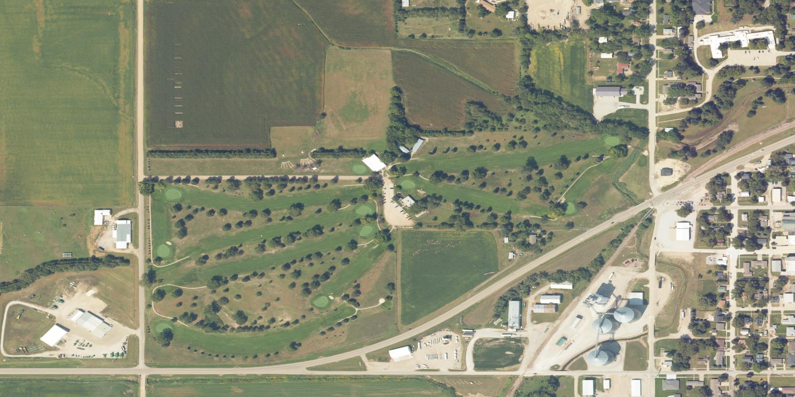 Satellite view of Ryan Hill Country Club