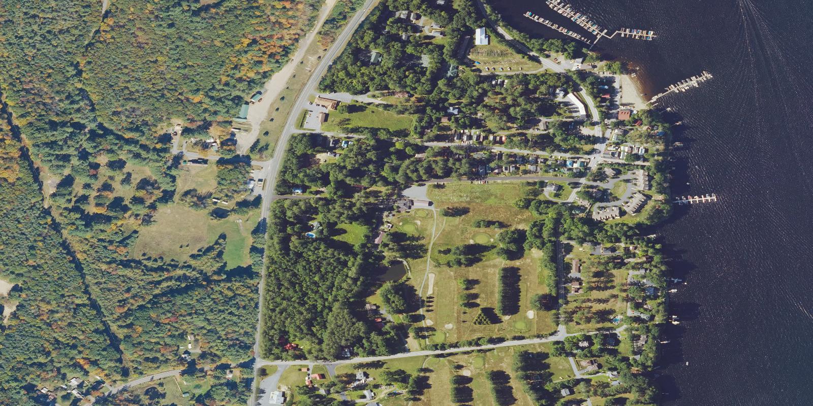 Satellite view of Sacandaga Golf Club