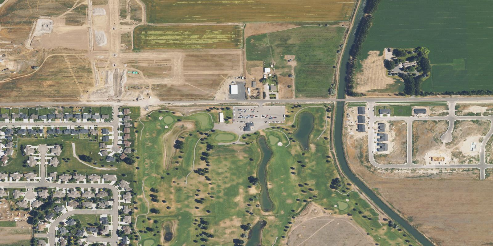 Satellite view of Sage Lakes Municipal Golf Course