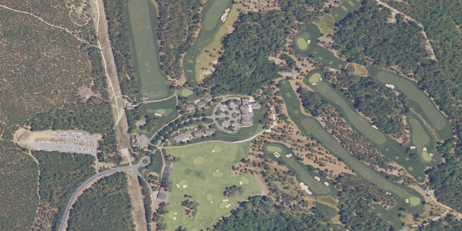 Satellite view of Sage Valley Golf Club