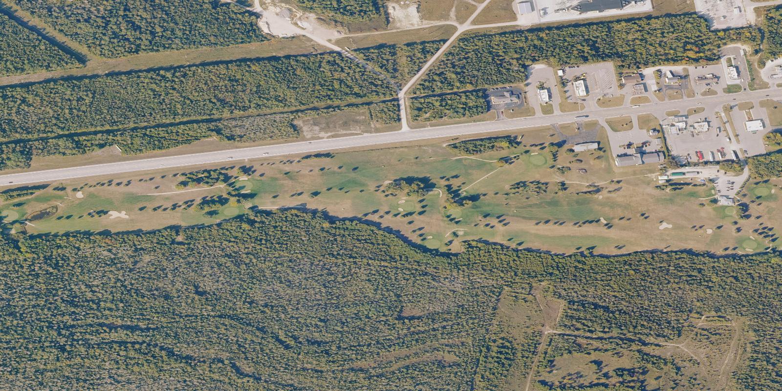 Satellite view of Saint Ignace Golf & Country Club