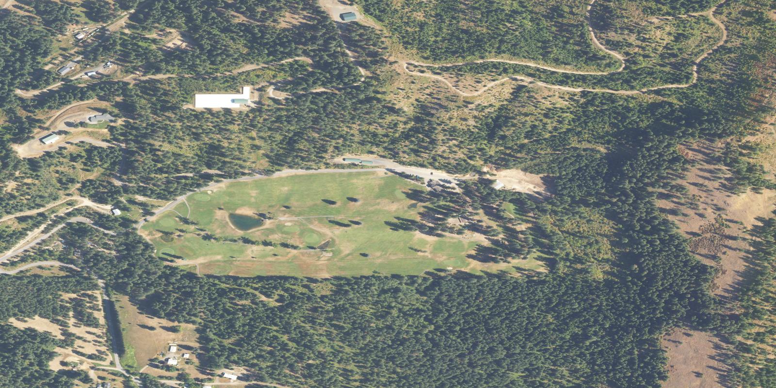 Satellite view of Saint Maries Golf Course