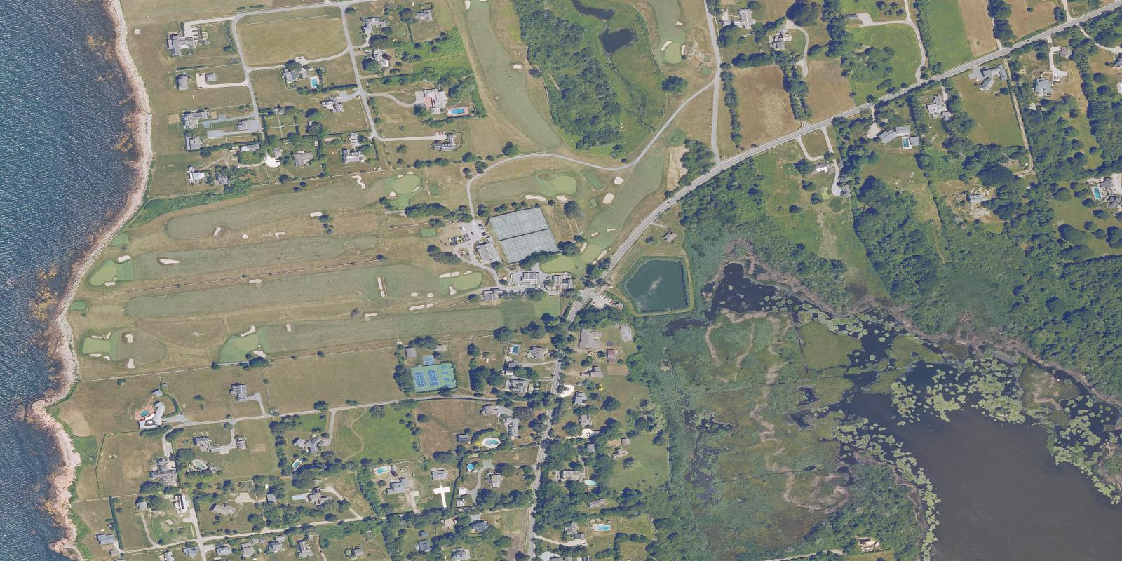 Satellite view of Sakonnet Golf Club
