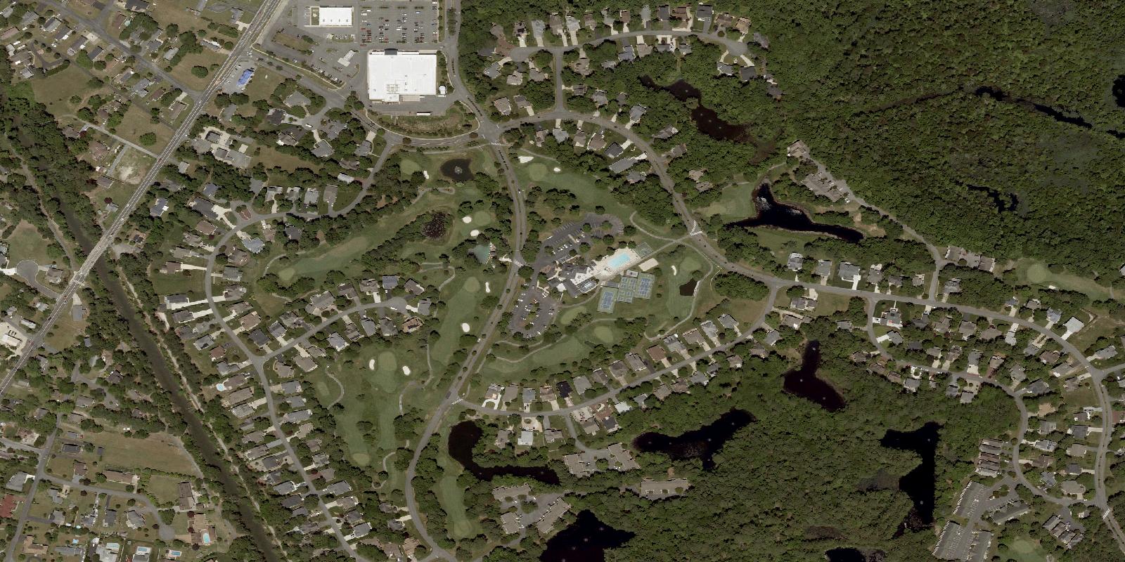 Satellite view of Salt Pond Golf Club