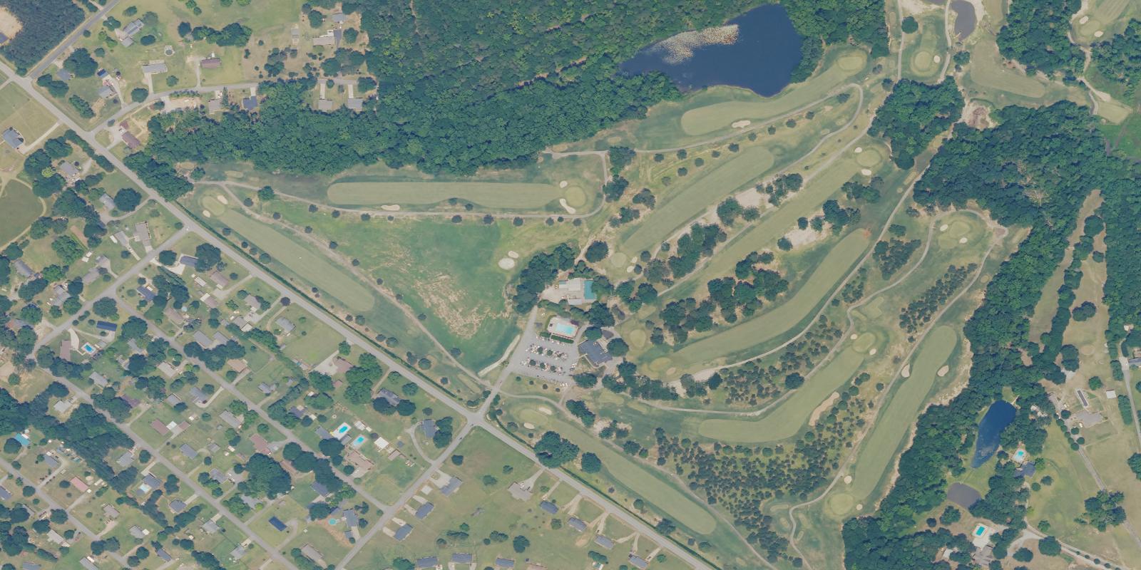 Satellite view of Saluda Valley Country Club