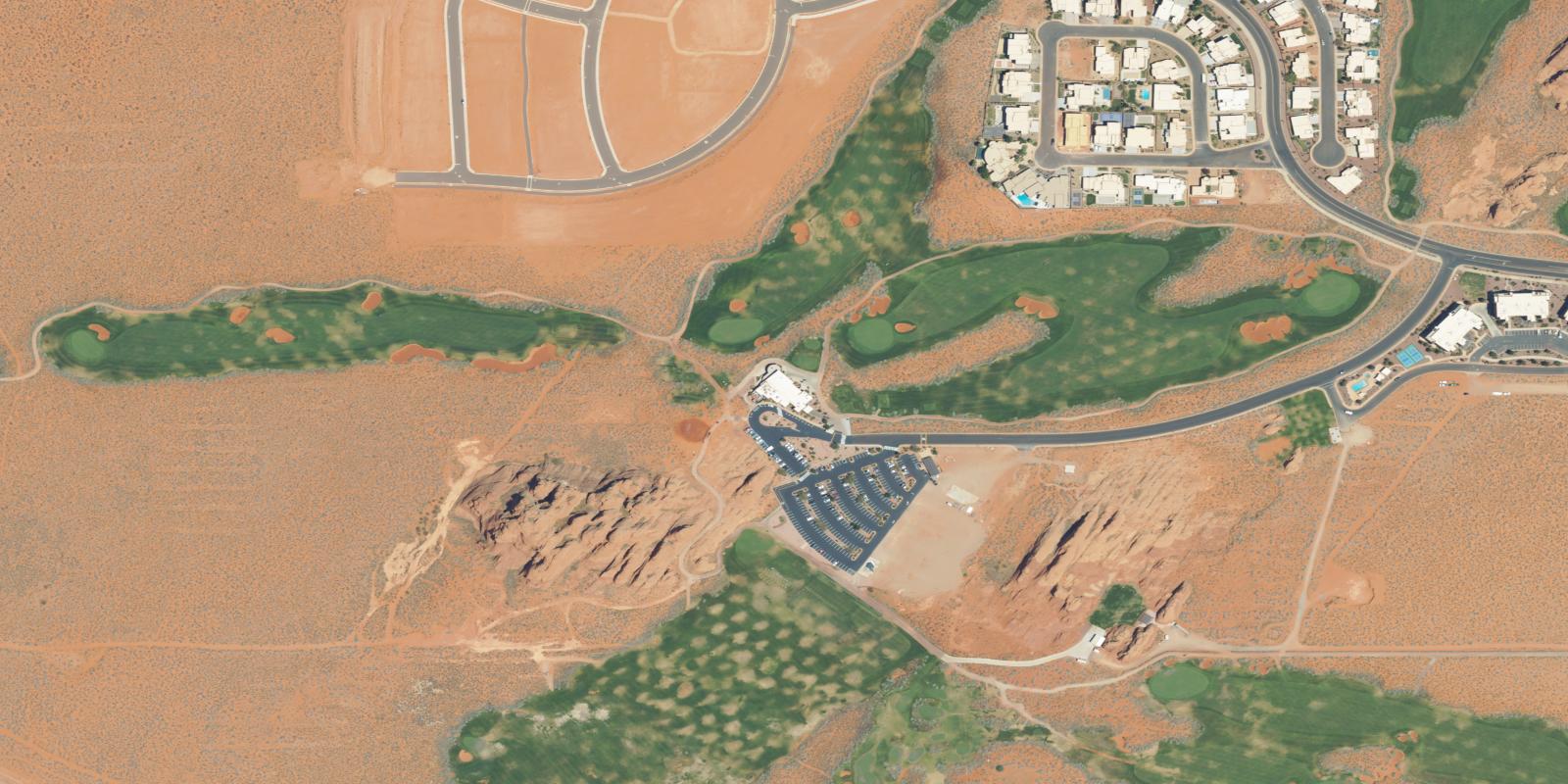 Satellite view of Sand Hollow Golf Resort - The Champions Course