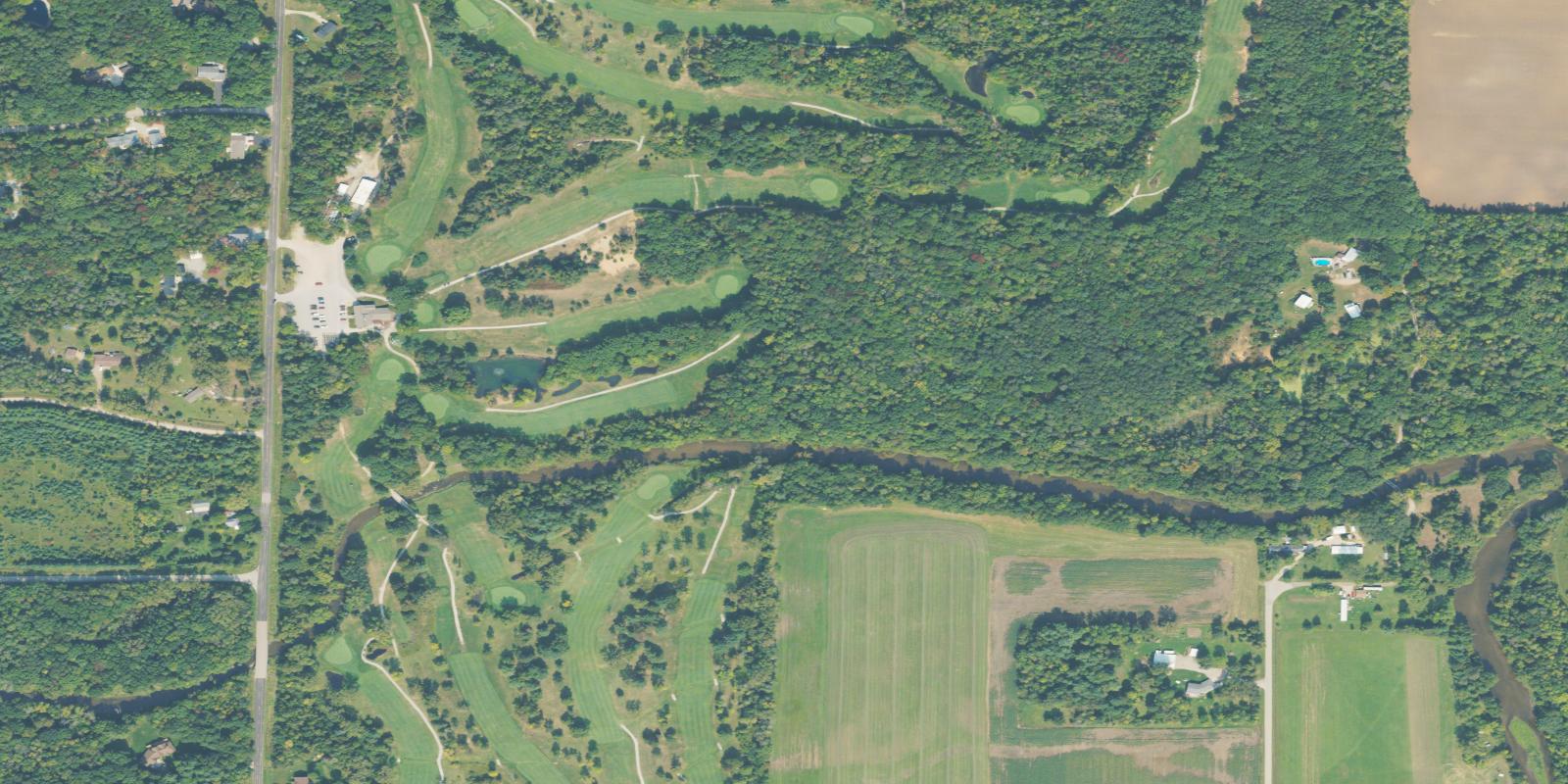 Satellite view of Sandalwood Country Club